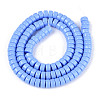 Opaque Solid Color Glass Beads Strands LS-GLAA-N026-3x6mm-08-2