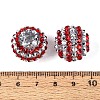 Acrylic with Resin Rhinestone Beads OACR-T030-21B-3