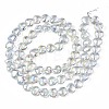 Electroplate Glass Beads Strands EGLA-S188-14-B03-3