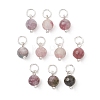 Natural Plum Blossom Tourmaline Pendants PALLOY-JF05440-03-1