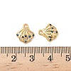 Brass Micro Pave Cubic Zirconia Charms KK-C099-01D-G-3