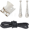 DIY Flower Bolo Tie Making Kit DIY-GF0014-25A-7
