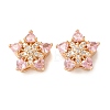 Brass Micro Pave Cubic Zirconia Beads CU-CBAEC99-33G-02-1
