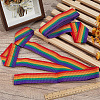 2Pcs Polyester Yoga Mat Stripe Strap AJEW-CY0002-80-4