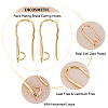 30Pcs Rack Plating Brass Earring Hooks KK-DC0002-39-4
