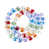 Electroplate Transparent Glass Beads Strands EGLA-N025-02-A01-2