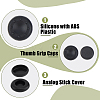 DICOSMETIC 24Pcs 2 Style Silicone with ABS Plastic Replacement Flat Round Thumb Grip Caps SIL-DC0001-19-4