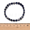 Natural Lapis Lazuli Beads Stretch Bracelets BJEW-F523-02A-4