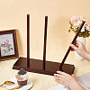 Wooden Donut Holder AJEW-WH0472-12-3