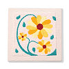 Flower Pattern Punch Embroidery Beginner Kits PW-WG36A49-04-1