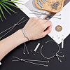 DIY 304 Stainless Steel Slider Bracelets Making Kits DIY-BBC0003-17-3