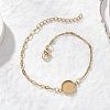 304 Stainless Steel Paperclip Chain Satellite Chain Bracelet Making BJEW-JB13071-01-1