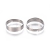304 Stainless Steel Finger Ring Settings X-STAS-E474-05P-1