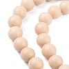 Natural Fossil Beads Strands LS-G-E110-8mm-2-2