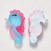 Translucent Frosted Resin Cabochons CRES-N022-10-2