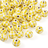 Natural Wooden Beads WOOD-TAC0010-05G-3