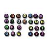 Opaque Black Acrylic Beads MACR-N008-17-1