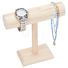 Wooden T-Bar Detachable Bracelet Display Stands BDIS-WH0003-21-1