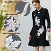 Flower Blossom Sequin Appliques DIY-WH0407-02-6