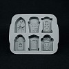 Halloween Theme Tombstone Silicone Mold DARK-PW0001-083A-2