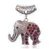 Tibetan Style Alloy Rhinestone Big Pendants RB-G153-01AS-1