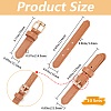 10 Sets Imitation Leather Alloy Button-down Metal Buttons for Bag Making FIND-GF0009-64A-2