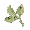 Electroplate Cardamom Shape Alloy Lapel Pins for Backpack Clothes JEWB-B037-01G-3