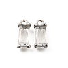 Brass Glass Pendants KK-Z156-02P-01-1