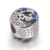 Retro 304 Stainless Steel European Beads OPDL-L013-31AS-1