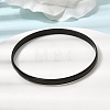 304 Stainless Steel Plain Bangles for Women Men BJEW-Z167-01M-02-3
