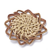 Handmade Reed Cane/Rattan Woven Pendants X-WOVE-Q075-06-2