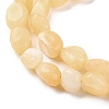 Natural Yellow Jade Beads Strands LS-G-G146-A20-01-4