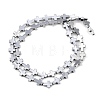 Electroplated Synthetic Non-magnetic Hematite Beads Strands G-K375-F01-01-2