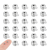 Unicraftale 40Pcs 303 Stainless Steel Crimp Beads STAS-UN0056-73-1