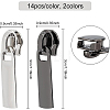 28Pcs Alloy Replacement Zipper Sliders DIY-BC0004-60-2