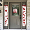 Polyester Hanging Sign for Home Office Front Door Porch Decorations HJEW-WH0023-013-7