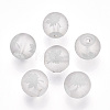 Autumn Theme Electroplate Transparent Glass Beads EGLA-S178-01-01G-1