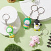 Cartoon Animals PVC Plastic Keychain KEYC-JKC00672-2