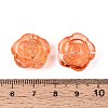 Baking Paint Transparent Glass Beads DGLA-N018-01H-3