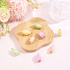 8Pcs 4 Colors Opaque Resin Pendants RESI-ME0001-52-5