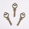 Alloy Key Pendants X-EA10901Y-AB-1