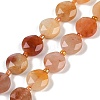 Natural Golden Silk Jade Beads Strands G-C116-A68-01-2