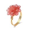 Synthetic Shell Dyed Finger Rings RJEW-JR01057-3