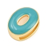 Brass Enamel Beads KK-CBA3FD6-08O-G-2