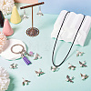 20Pcs 20 Style Glass Pearl Pendants PALLOY-TAC0142-8