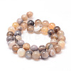 Natural Striped Agate/Banded Agate Bead Strands G-K155-A-10mm-13-4