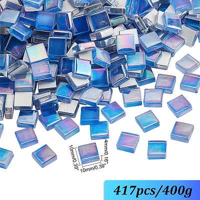  400g Rainbow Color Glass Mosaic Tiles MOSA-NB0001-01B-1