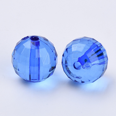 Transparent Acrylic Beads TACR-Q254-22mm-V44-1