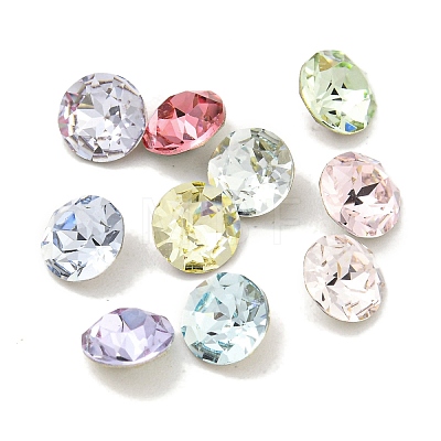 Glass Rhinestone Cabochons RGLA-L029-13B-1