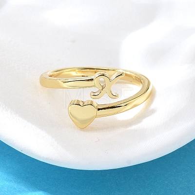 Brass Cuff Rings for Women RJEW-U044-X-1